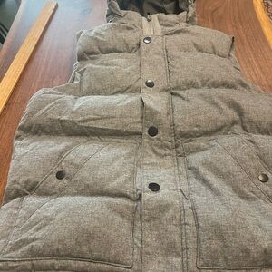 Old Navy Gray Puffer Vest